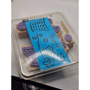 1999 Stampin‎ Up Thanks Set Of 5 Vintage Stamps With Box